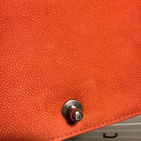 Chanel Boy Medium Red Caviar silver hardware - Picture 8 of 10